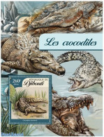 Djibouti 2016 Crocodiles, Mint NH, Nature - Crocodiles - Gibuti (1977-...)