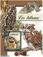 Djibouti 2016 Owls, Mint NH, Nature - Birds Of Prey - Owls - Gibuti (1977-...)