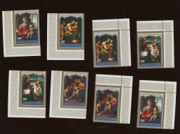 1979 Noël. Kerst.  848/851 **. Sc 561/564 **. Postfrich. MNH. Perf + IMPerf - Unused Stamps