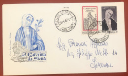 ITALY - FDC - 1962 - 5th Centenary Of The Canonization Of Saint Catherine Of Siena - FDC