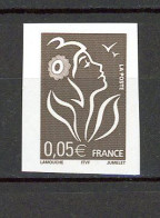 BH-19 Belle Variété Marianne De Lamouche N° 3733ac ** Non Dentelé Sans Phosphore  A Saisir !!! - Unused Stamps