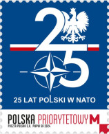 SALE!!! POLAND POLONIA POLOGNE POLEN 2024 25 Years In NATO Stamp MNH ** Europa Sympathy Mitläufer - European Ideas