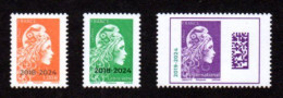 FRANCE 2024 - Neufs ** / MNH - Marianne L'Engagée De Yseult Surchargée 2018 - 2024 - Unused Stamps