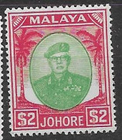 Johore Mh* 1949 24 Euros - Johore