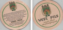 5000449 Bierdeckel Rund - Vest Pils - Beer Mats