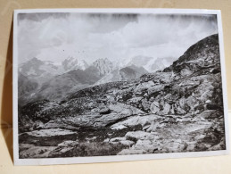 Italia France MONTE BIANCO Mont Blanc. Vista Da Rutor. 1952. 97x67 Mm - Europa