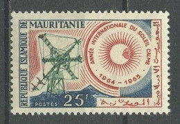 MAURITANIE 1964 N° 178 ** Neuf MNH Superbe C 1 € Année Internationale Du Soleil Calme - Mauritanië (1960-...)
