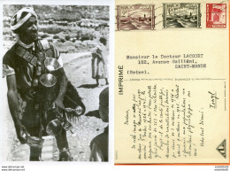 Maroc, FDC 1er Jour; 1953 ;carte Maximum,le Porteur D'eau ;  Marruecos,Morocco;Plasmarine,Ionyl - Spanisch-Marokko