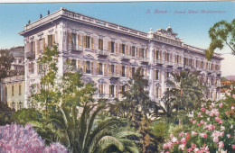 SANREMO-IMPERIA-GRAND HOTEL=MEDITERRANEO=CARTOLINA NON VIAGGIATA 1925-1935 - Imperia