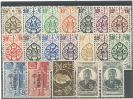 INDE -1942-45 - N° 217 /235 N* - Neufs