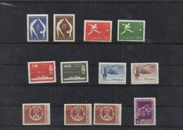 Schweden - Sport Schiffe  Lot MNH - Unused Stamps