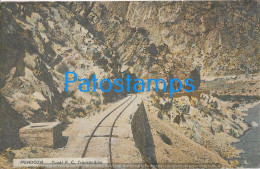 229828 ARGENTINA MENDOZA TUNEL RAILROAD TRASANDINO POSTAL POSTCARD - Argentina