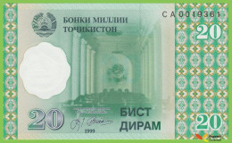 Voyo TAJIKISTAN 20 Diram 1999(2000) P12a B203a CA UNC - Tadschikistan
