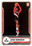 444 Scoot Henderson - Portland Trail Blazers - Panini NBA Basketball 2023-2024 Sticker Vignette - Other & Unclassified