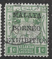 Kelantan 1922 VFU 75 Euros - Kelantan