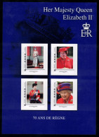 FRANCE 2022 - Collector 4 Timbres - Elizabeth II 70 Ans De Règne / Her Majesty Queen Elizabeth II - Neuf - Collectors