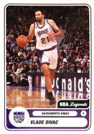 507 Vlade Divac - NBA Legends - Panini NBA Basketball 2023-2024 Sticker Vignette - Other & Unclassified