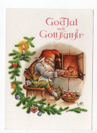 MODERN Christmas Postcard - LARS CARLSSON - SWEDEN - GNOME / ZWERG / LUTIN - Used  1997 - Autres & Non Classés