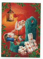 MODERN Christmas Postcard - LARS CARLSSON - SWEDEN - GNOME / ZWERG / LUTIN - Used  2005 - Andere & Zonder Classificatie