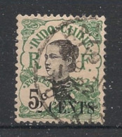 INDOCHINE - 1919 - N°YT. 75 - Annamite 2c Sur 5c Vert - Oblitéré / Used - Gebruikt