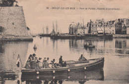 56 BELLE-ILE-en-MER    Port De Palais;vedette D'excursions.  TB PLAN  1924.     PAS  COURANT - Belle Ile En Mer