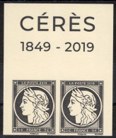 FRANCE - 2019 - YT 5361E - Paire  Avec Texte "CERES 1849-2019 - Provenant Du BF 147  - Neuf ** - Unused Stamps