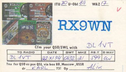 AK 214847 QSL - USSR - Radio Amateur
