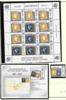 Mauritius Two Sheets And One Stamp Mnh ** 1997 - Maurice (1968-...)