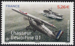 FRANCE  2022 -  Chasseur Dewoitine D1 - Issu De La Feuille De 12 Timbres - YT PA 92 Neuf ** - Unused Stamps