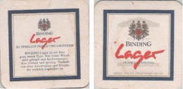 5002484 Bierdeckel Quadratisch - Binding Lager Frisch Angenehm - Sous-bocks