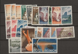 1947 MNH Réunion Yvert 262-280 + Av 42-44 Postfris** - Nuovi