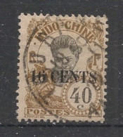 INDOCHINE - 1919 - N°YT. 82 - Cambodgienne 16c Sur 40c Brun - Oblitéré / Used - Usati