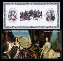 France BS - Souvenir Philatélique - LES GRANDES HEURES DE L’HISTOIRE DE FRANCE " - Marie LESZCZYNSKA Et De Louis XV ** - Souvenir Blocks
