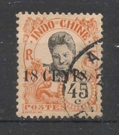 INDOCHINE - 1919 - N°YT. 83 - Cambodgienne 18c Sur 45c Orange - Oblitéré / Used - Usati