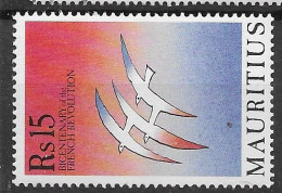 Mauritius Mnh ** 1989 French Revolution - Mauritius (1968-...)