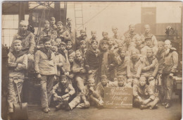 LORIENT Carte Photo Ecole Des Mécaniciens Ajusteurs 1916 1918 - Lorient