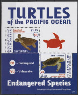 2012 Micronesia Sea Turtles Minisheet (** / MNH / UMM) - Vita Acquatica