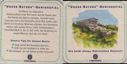 5004137 Bierdeckel Quadratisch - Löwenbräu - Beer Mats