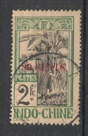 INDOCHINE - 1919 - N°YT. 87 - Femme Muong 80c Sur 2f Vert - Oblitéré / Used - Gebraucht