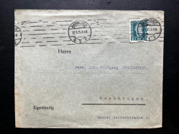 ENVELOPPE ALLEMAGNE / HANNOVER POUR GOETTINGEN 1925 - Covers & Documents