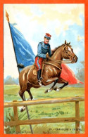 Cpa Militaria Guerre 1914 18  Soldat CHASSEUR A CHEVAL Uniformes Armée Française  Carte Vierge TBE - Uniformen
