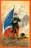 Cpa Militaria Guerre 1914 18  Soldat INFANTERIE DE LIGNE AU BIVOUAC Uniformes Armée Française Carte Vierge TBE - Uniformes