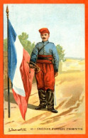 Cpa Militaria Guerre 1914 18  Soldat CHASSEUR D'AFRIQUE Trompette Uniformes Armée Française Carte Vierge TBE - Uniforms