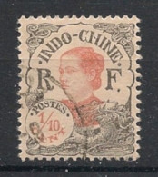 INDOCHINE - 1922-23 - N°YT. 96 - Annamite 1/10c Gris-brun - Oblitéré / Used - Used Stamps
