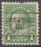 USA LOCAL Precancel/Vorausentwertung/Preo From INDIANA - Spencerville, Type 704 - Precancels