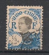 INDOCHINE - 1922-23 - N°YT. 97 - Annamite 1/5c Bleu - Oblitéré / Used - Usati