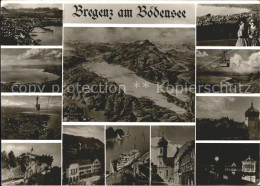 71887123 Bregenz Vorarlberg Luftseilbahn Dampfer Nationaltracht Kirche Bregenz - Andere & Zonder Classificatie