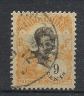 INDOCHINE - 1922-23 - N°YT. 108 - Cambodgienne 9c Jaune - Oblitéré / Used - Usati