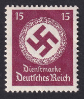 Deutsches Reich Dienstmarke 15 Pfg 1934 - Militaria