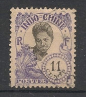 INDOCHINE - 1922-23 - N°YT. 110 - Cambodgienne 11c Violet - Oblitéré / Used - Gebraucht